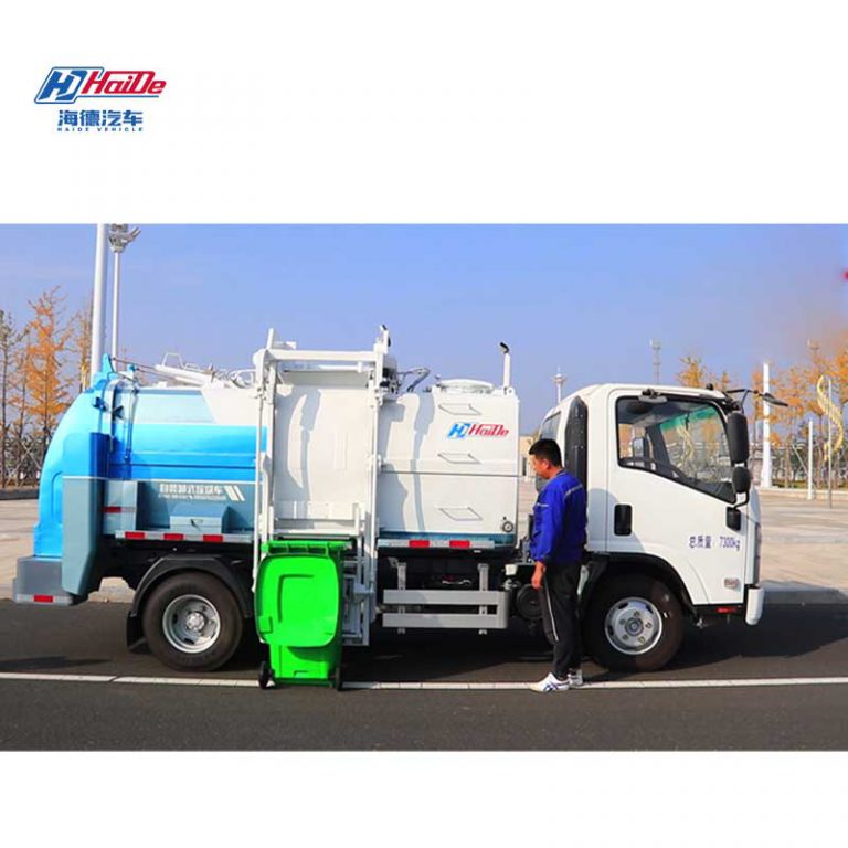 CHD5070ZZZQLE6-Self-loading-and-Unloading-Garbage-Truck5