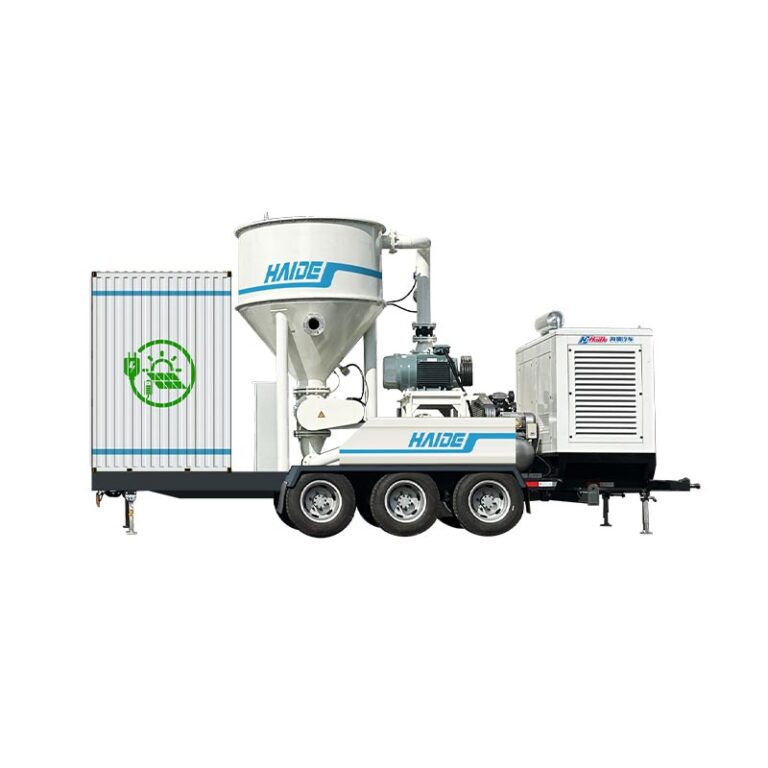 Mobile-photovoltaic-power-supply-sand-removal-machine
