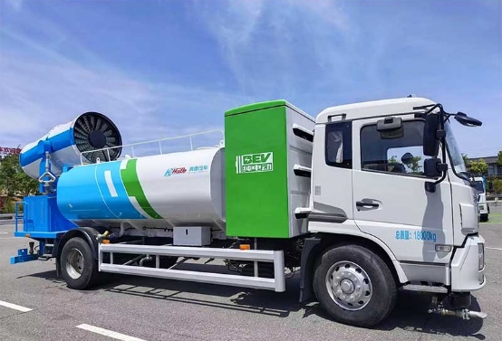 Dust suppression trucks enhance air quality and control